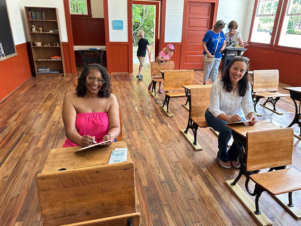 Charlotte Museum of History - with Terri White - CEO- grand opening of the Restored Siloam School opening